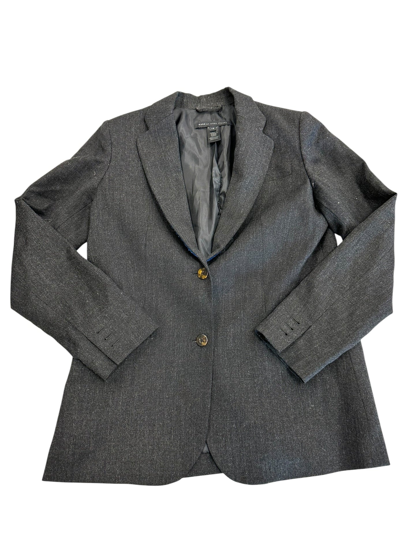 Blazer Designer By Marc By Marc Jacobs In Black, Size:10