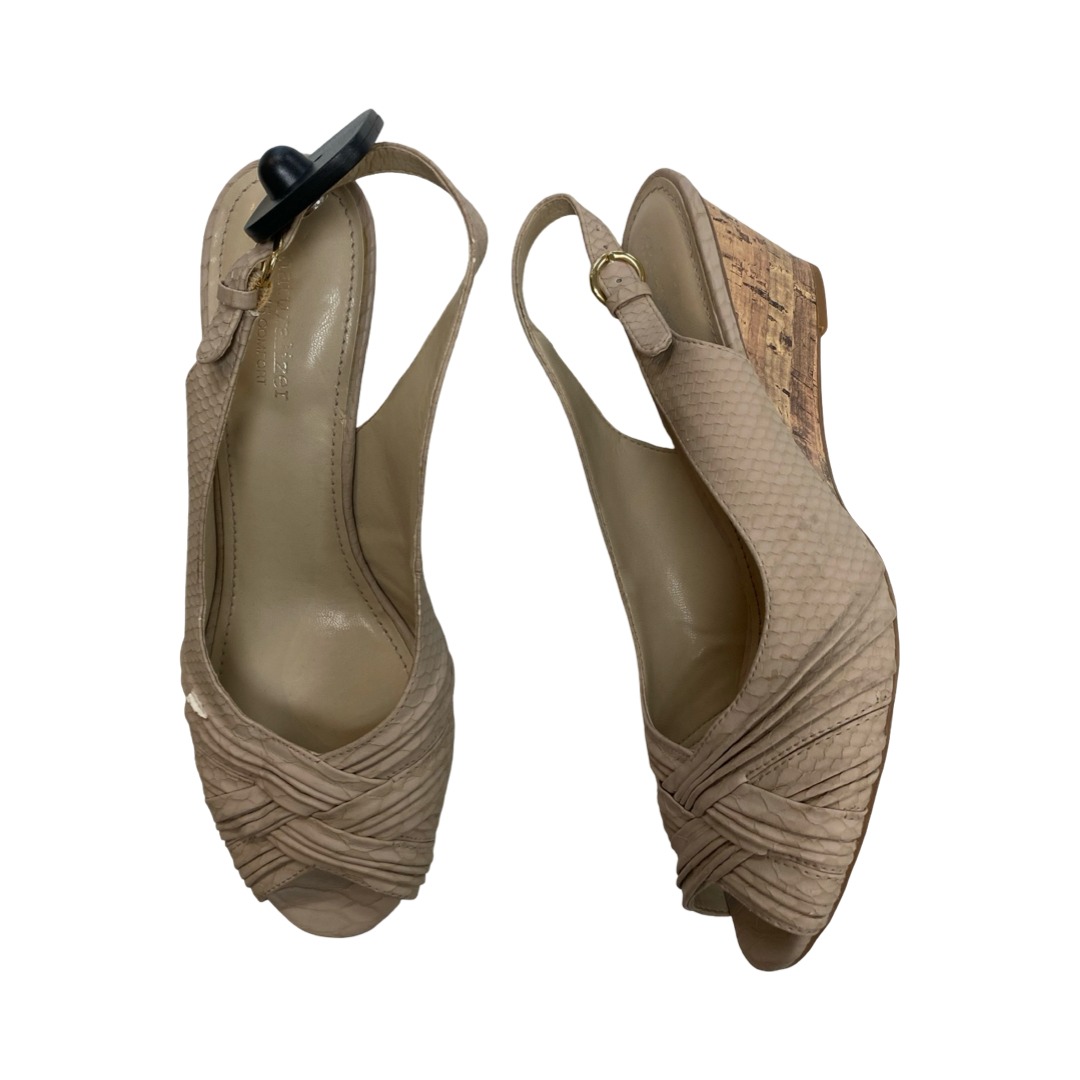 Shoes Heels Block By Naturalizer In Tan, Size:9