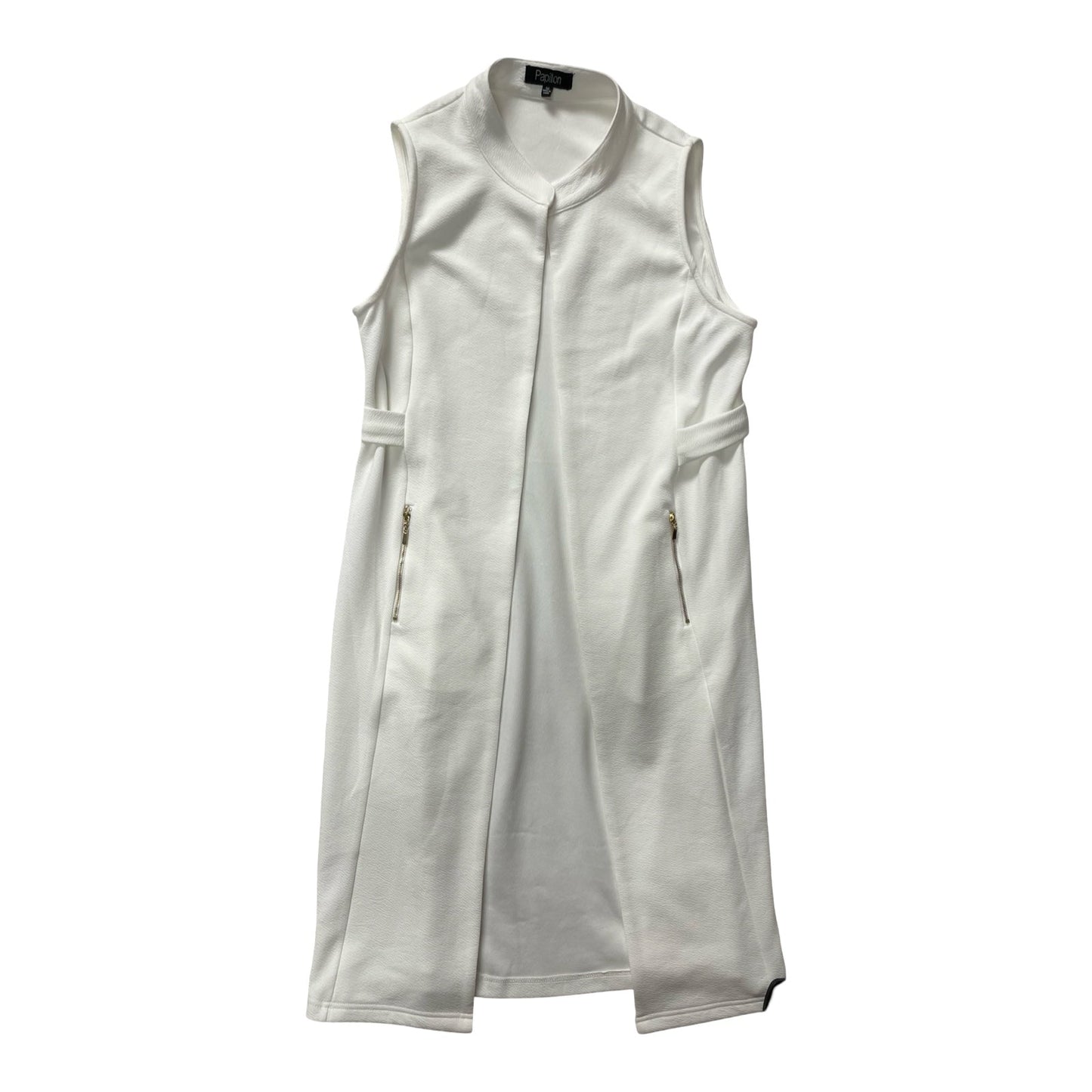 Vest Other By Papillion In White, Size:M