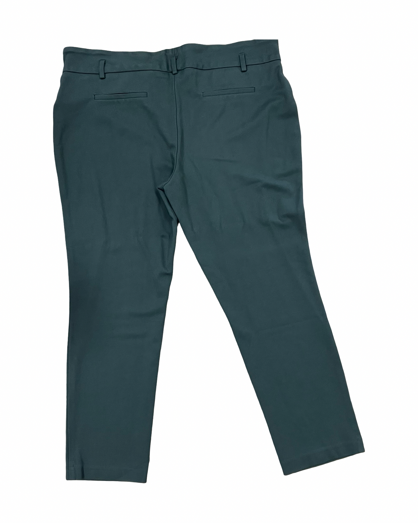 Pants Cropped By Maison Damelie In Green, Size:16