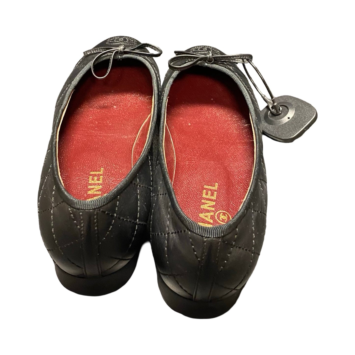 Shoes Luxury Designer By Chanel In Black, Size:7.5