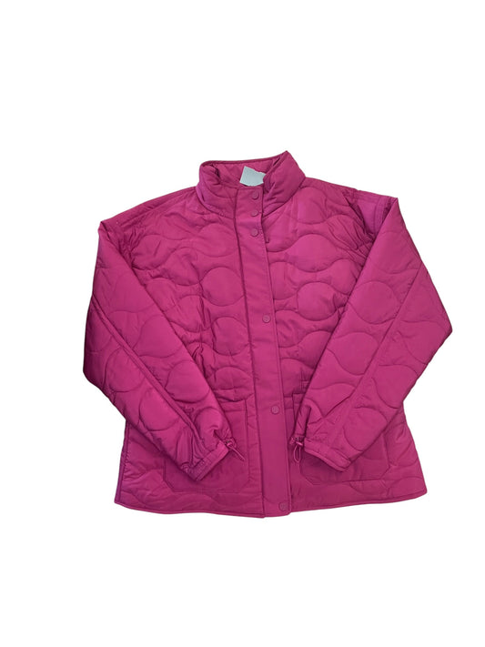 Jacket Puffer & Quilted By Talbots In Purple, Size:L