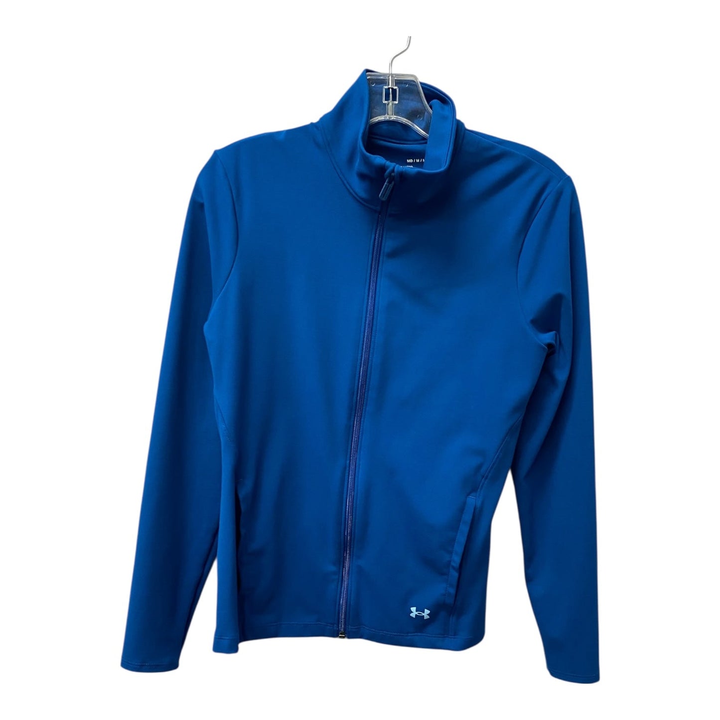 Athletic Jacket By Under Armour In Blue, Size:M