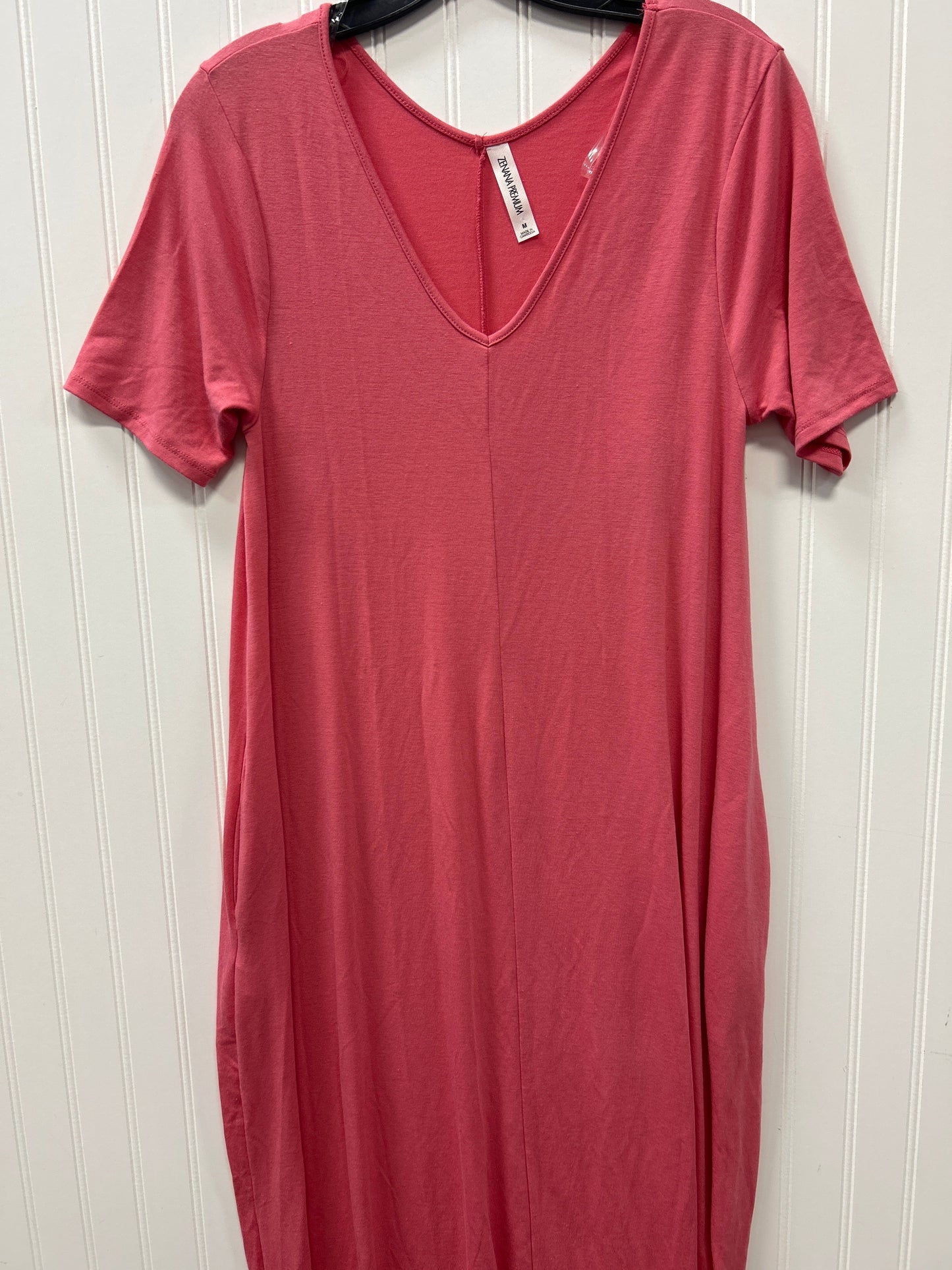 Dress Casual Maxi By Zenana In Pink, Size:M