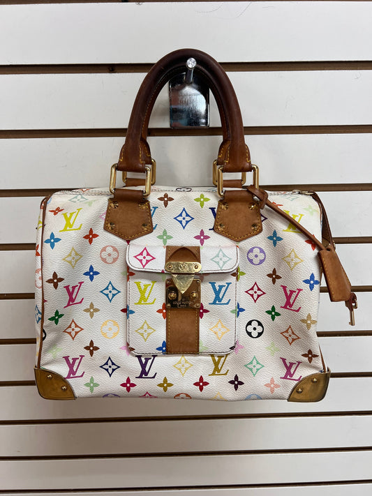 HANDBAG LUXURY DESIGNER by LOUIS VUITTON In WHITE, Size: MEDIUM