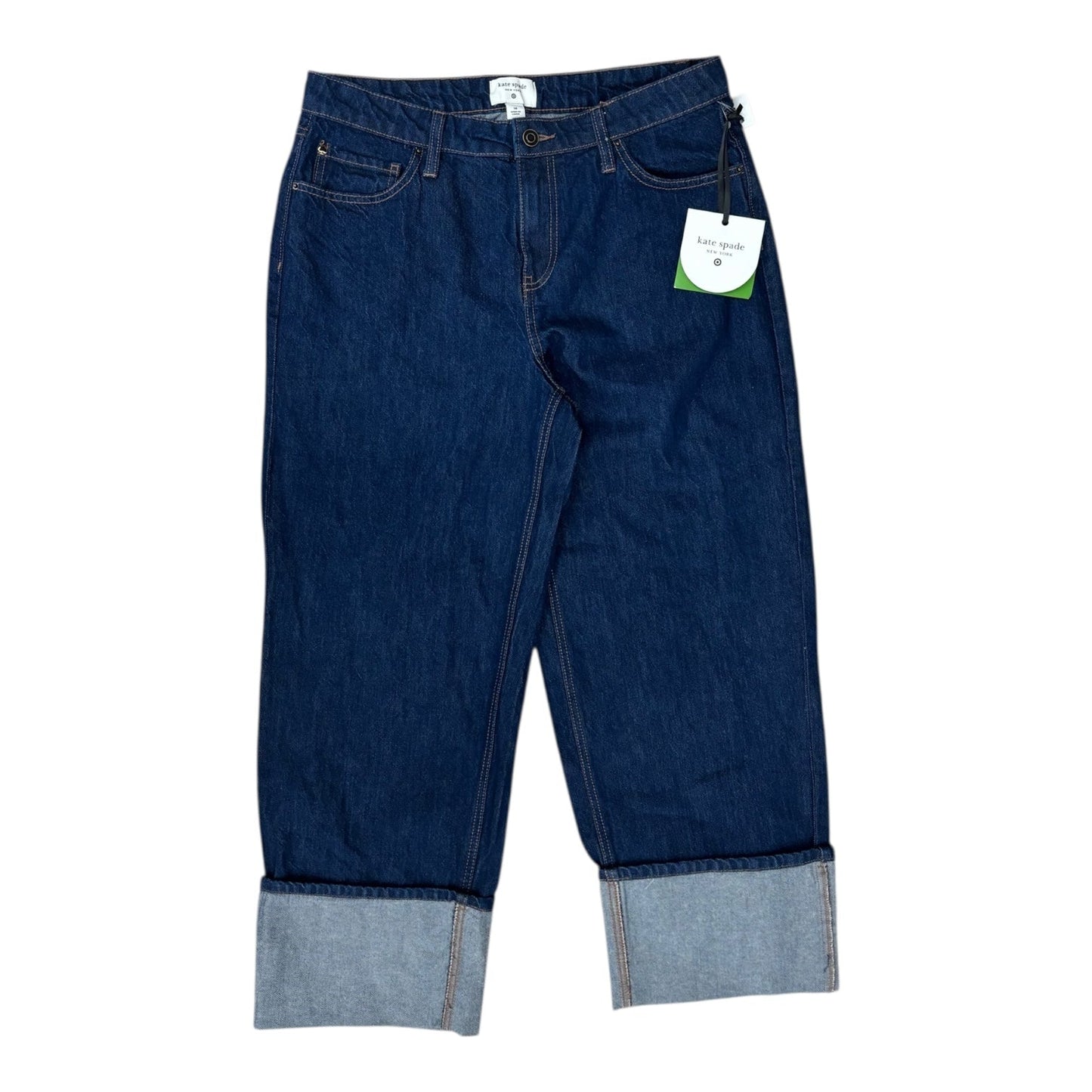 Jeans Designer By Kate Spade In Blue Denim, Size:10