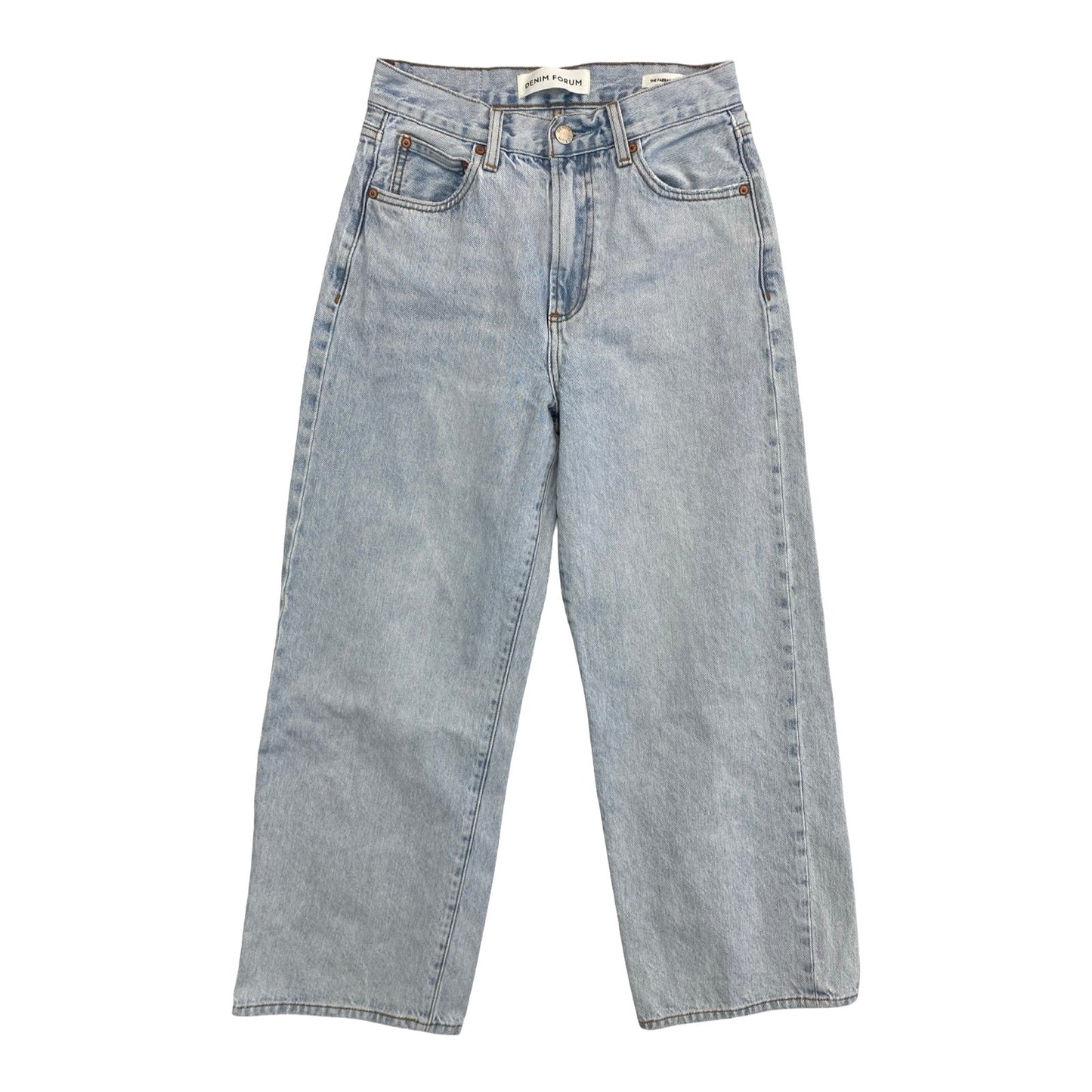 Jeans Wide Leg By Cmc In Blue Denim, Size:0