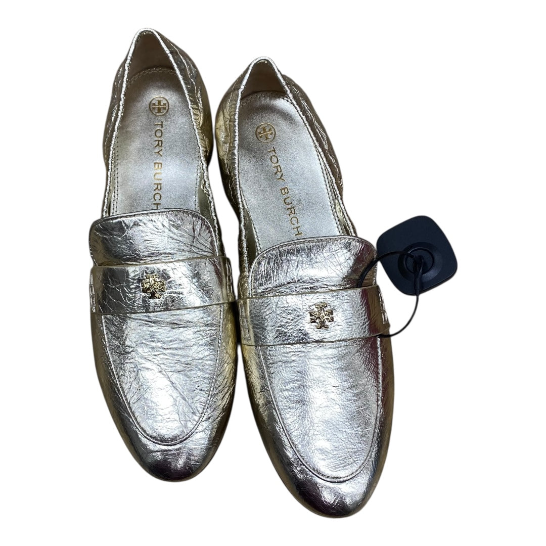 Shoes Designer By Tory Burch In Gold, Size:8