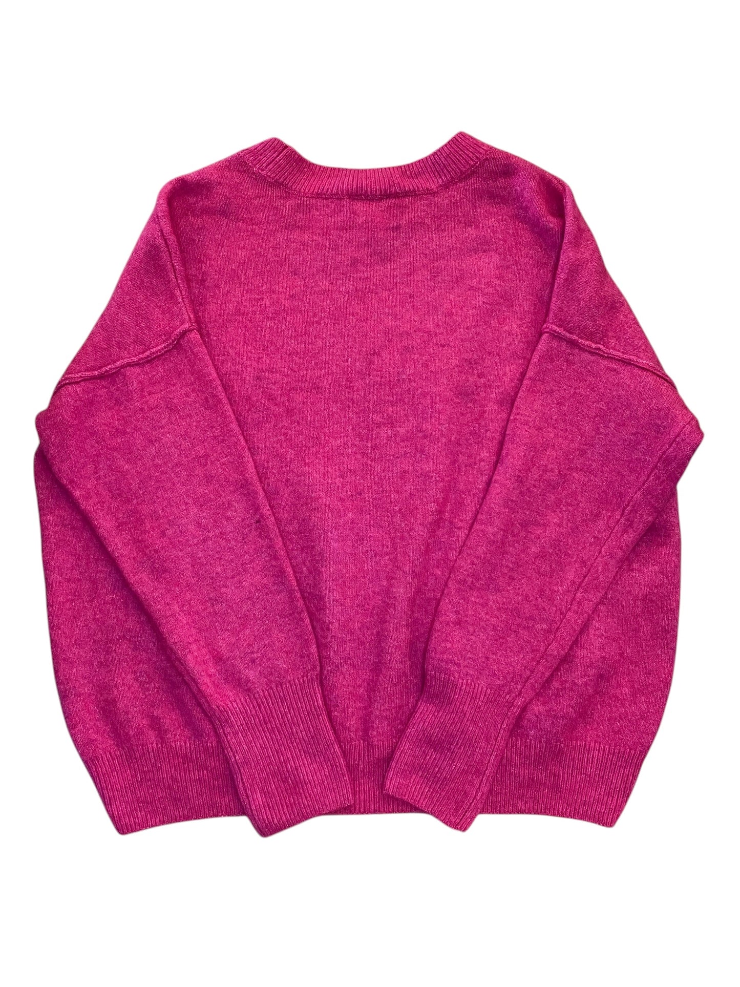 Sweater By Vince Camuto In Pink, Size:M