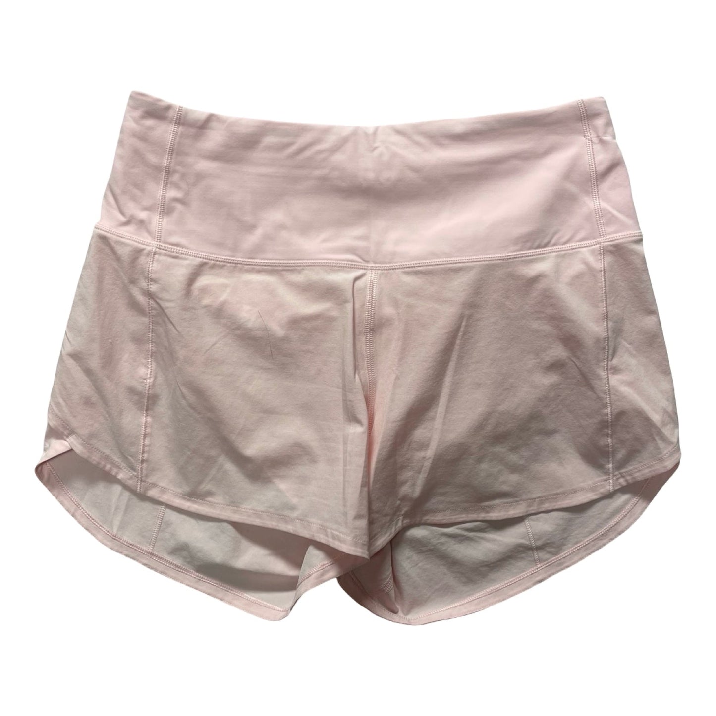 Athletic Shorts By Lululemon In Pink, Size:4