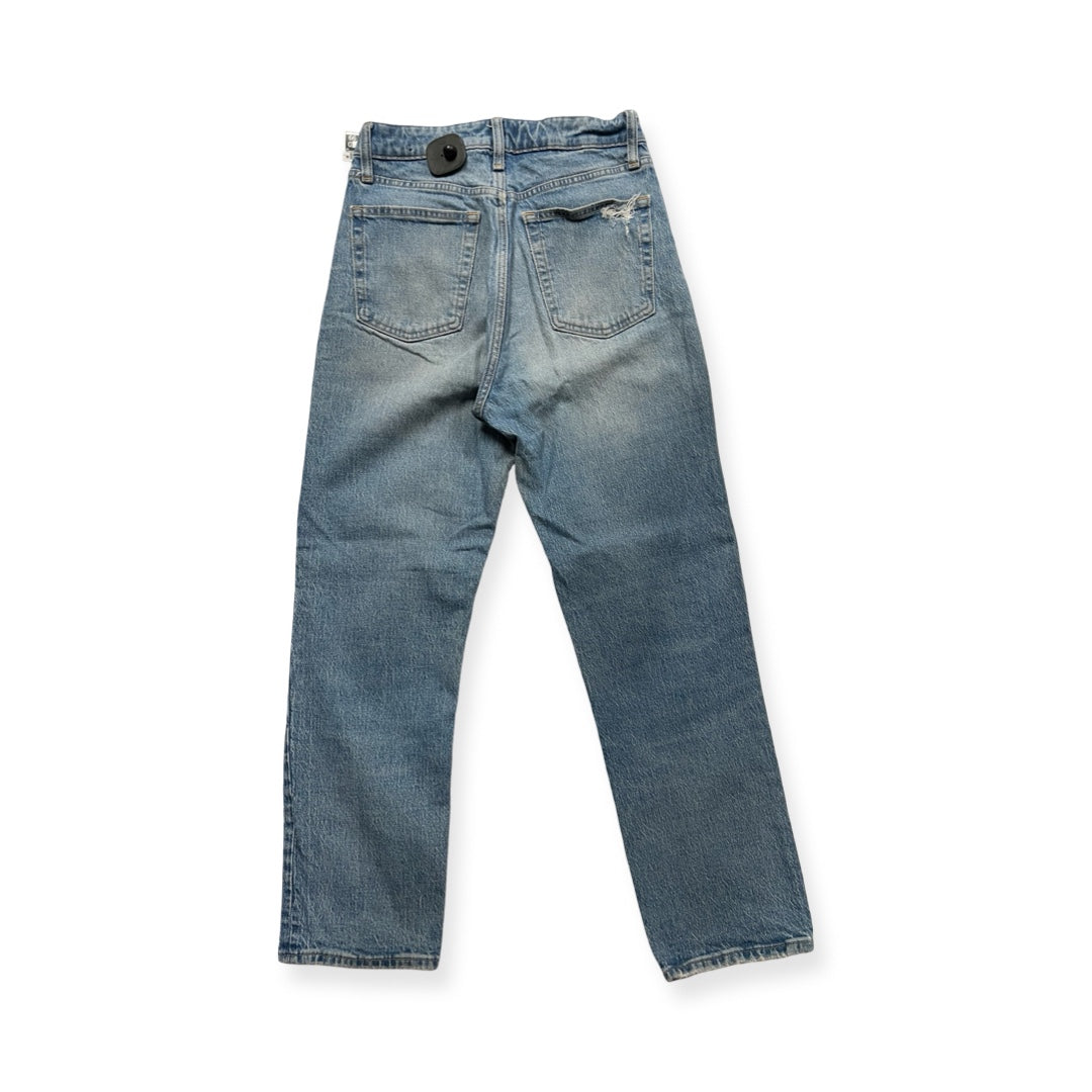 Jeans Straight By Gap In Blue Denim, Size:4