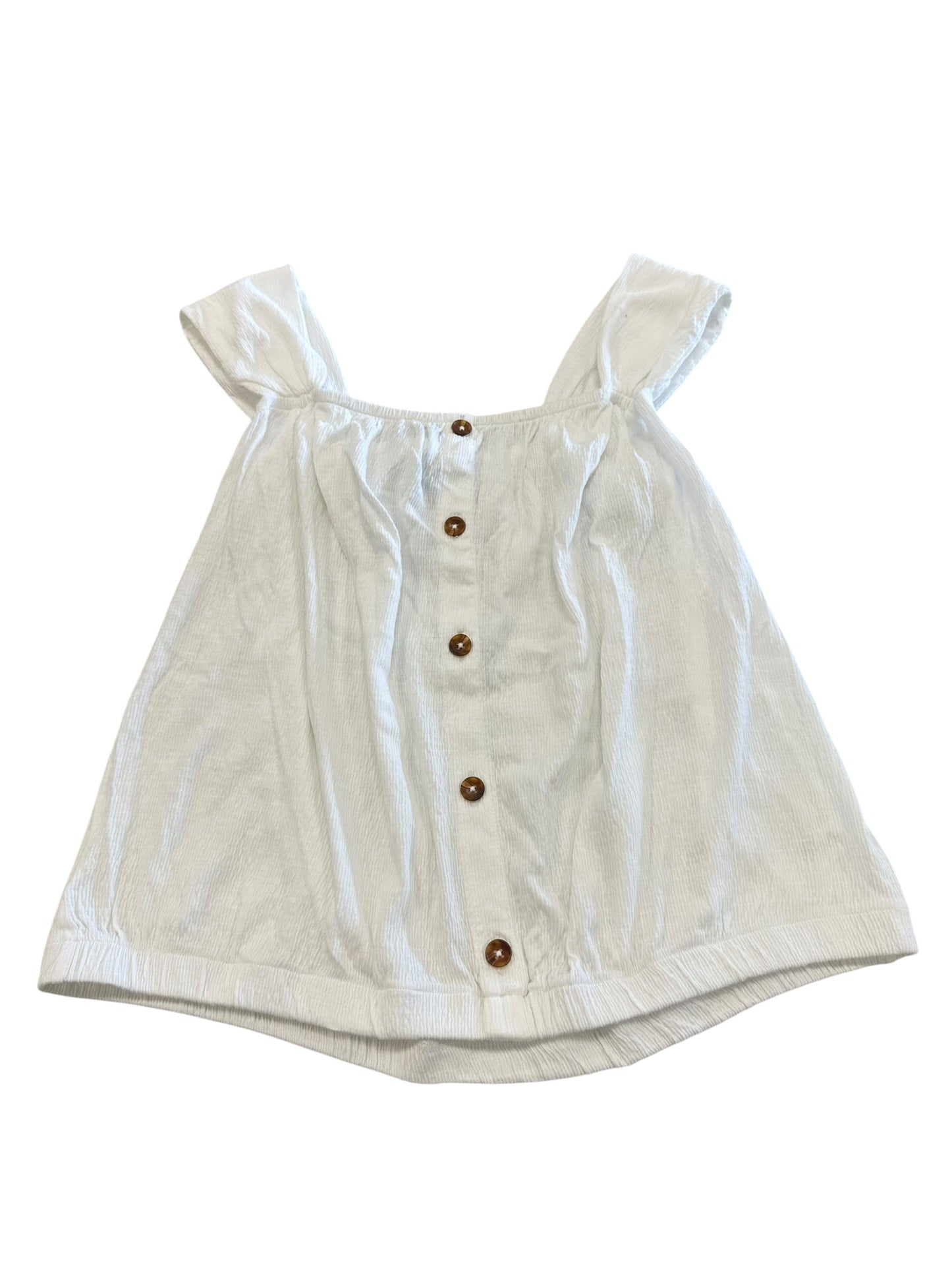 Top Sleeveless By Lane Bryant In White, Size:Xl