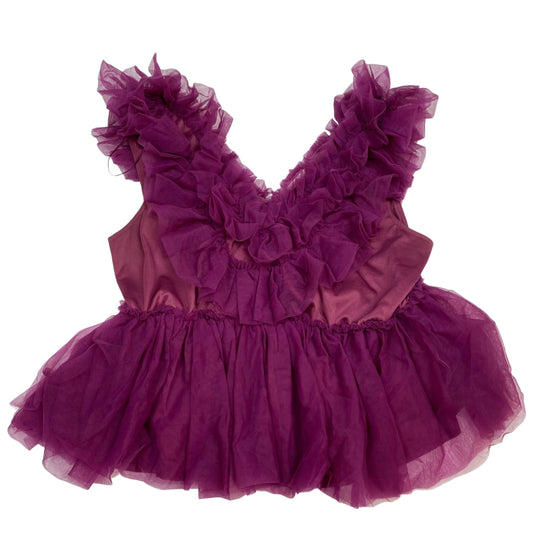 Top Sleeveless By Blu Pepper In Purple, Size:Xxl