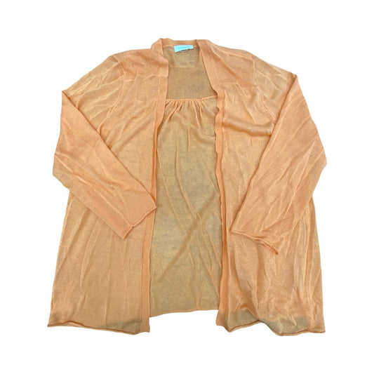 Cardigan By Chicos In Orange, Size:M