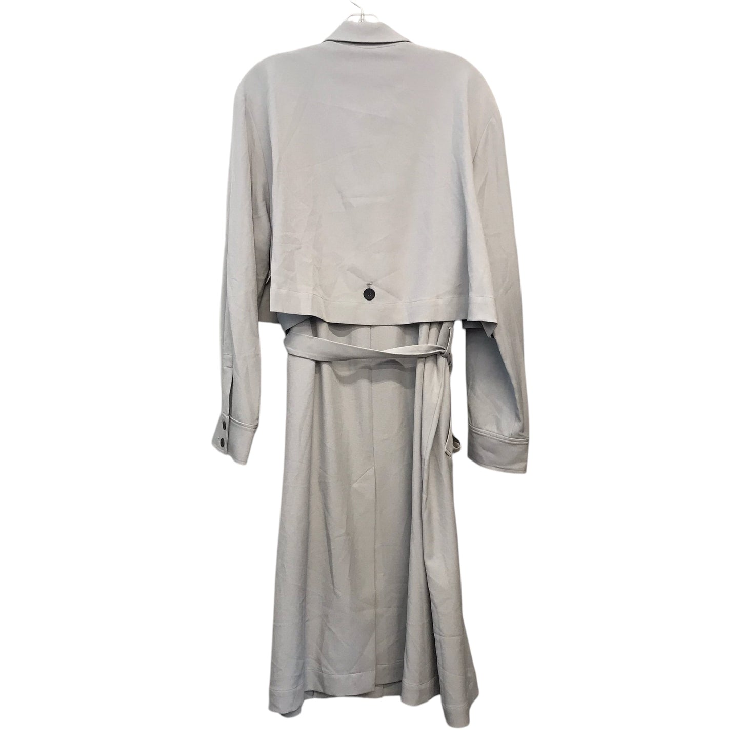 Coat Trench Coat By Lattelier In Grey, Size:M