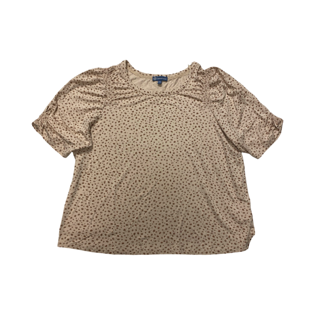 Top Ss By Democracy In Polkadot Pattern, Size:Xlp