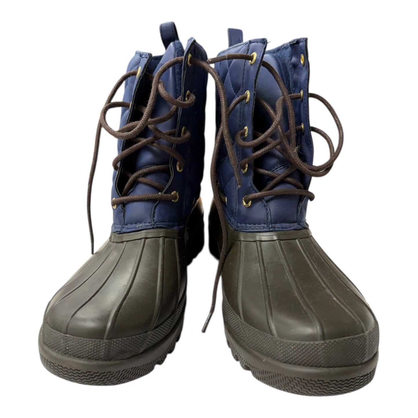 Boots Rain By Sperry In Black & Blue, Size:10