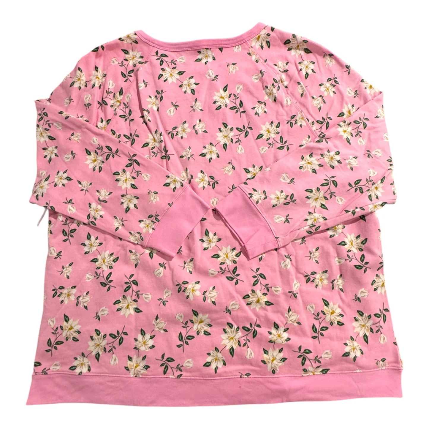 Sweatshirt Crewneck By Draper James In Floral Print, Size:3X