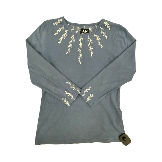 Top Ls Designer By Alp N Rock In Blue & White, Size:S
