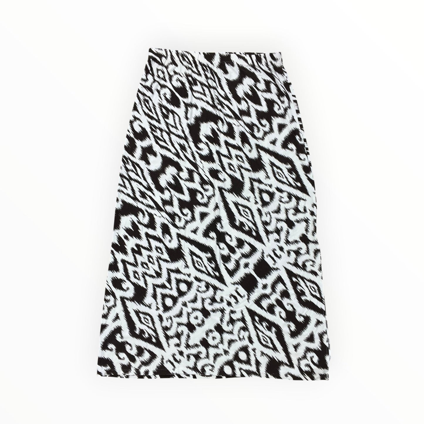 Skirt Maxi By Chicos In Brown & White, Size:L