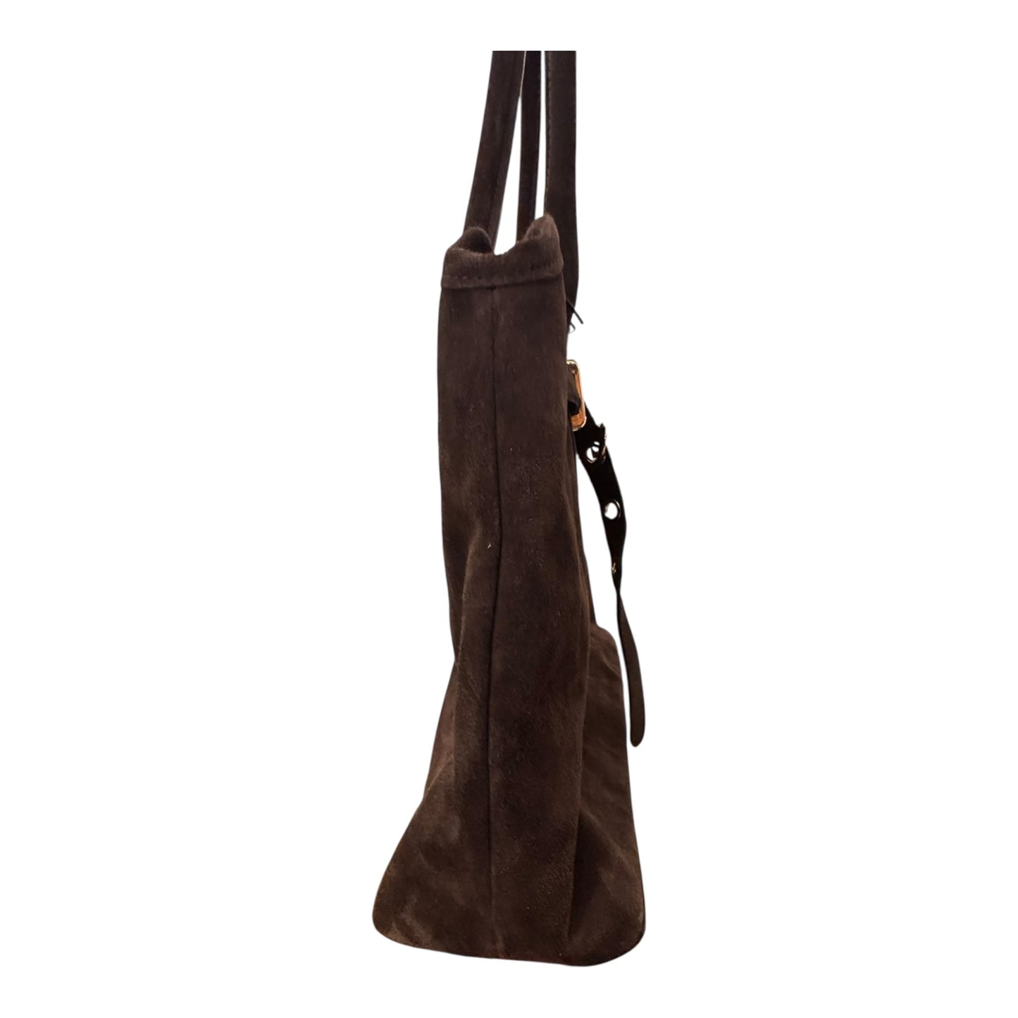Handbag Leather By MARLON In Brown, Size:Medium
