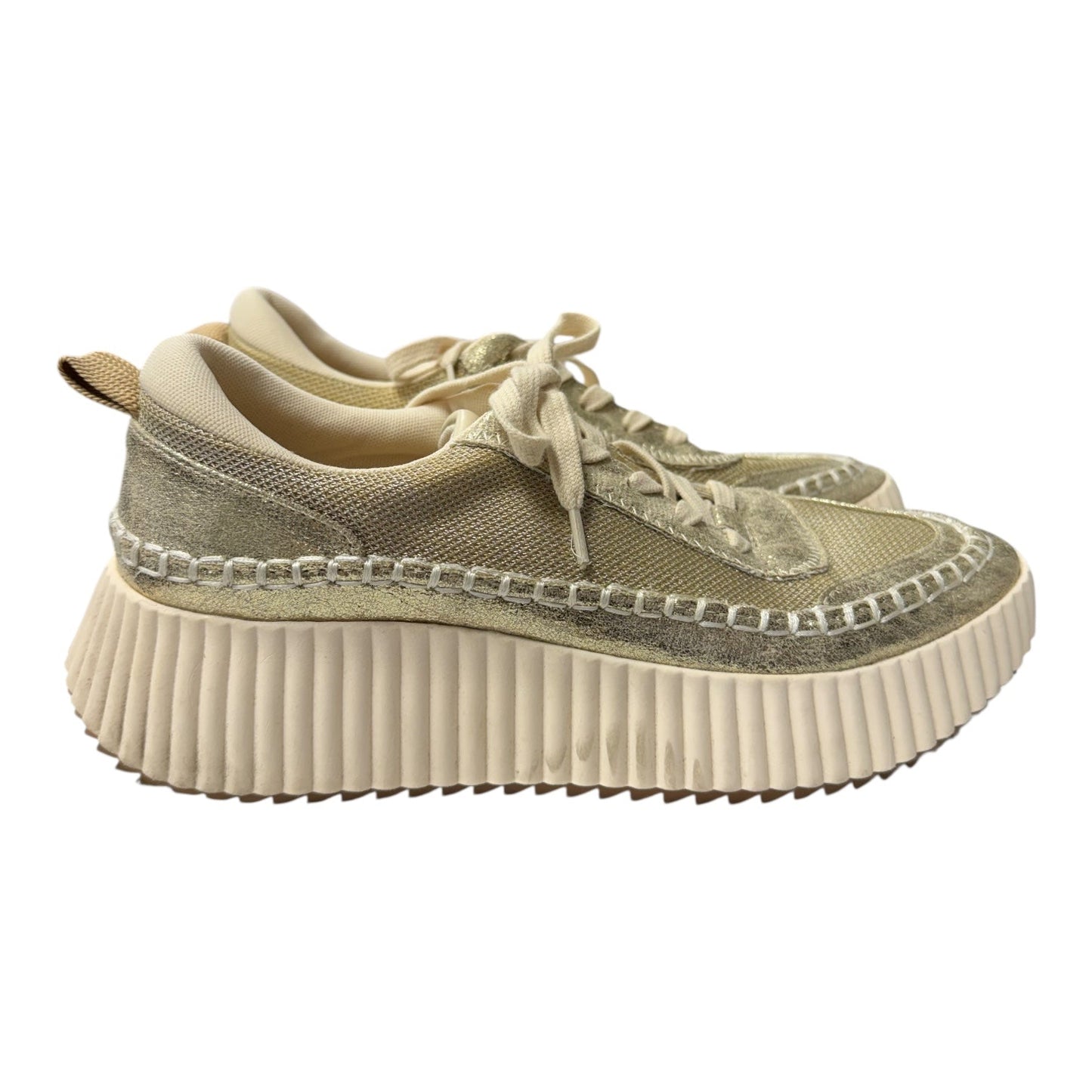 Shoes Sneakers Platform By Dolce Vita In Gold, Size:8.5