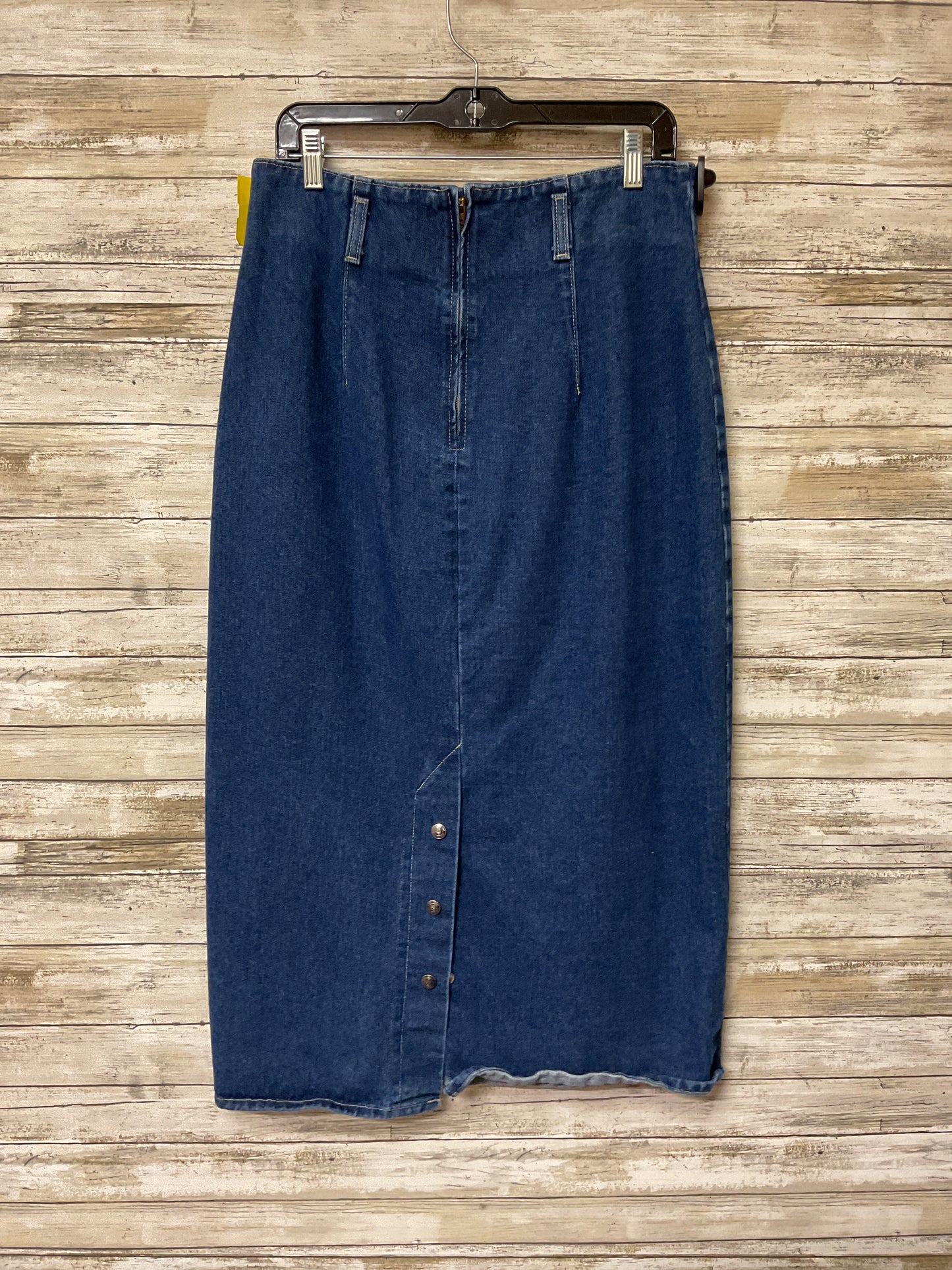 Skirt Maxi By St Johns Bay In Blue Denim, Size:14