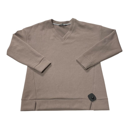 Athletic Sweatshirt Crewneck By Marc New York In Taupe, Size:M