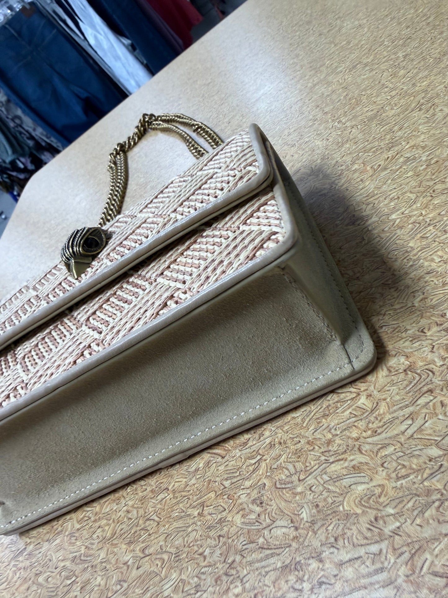 Handbag By Kurt Geiger London In Tan, Size:Small