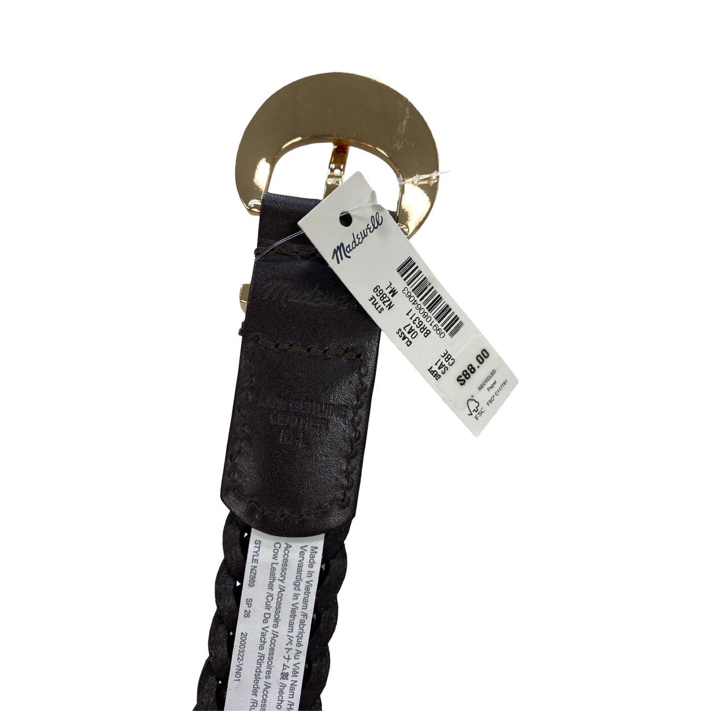 Belt Leather By Madewell In Brown