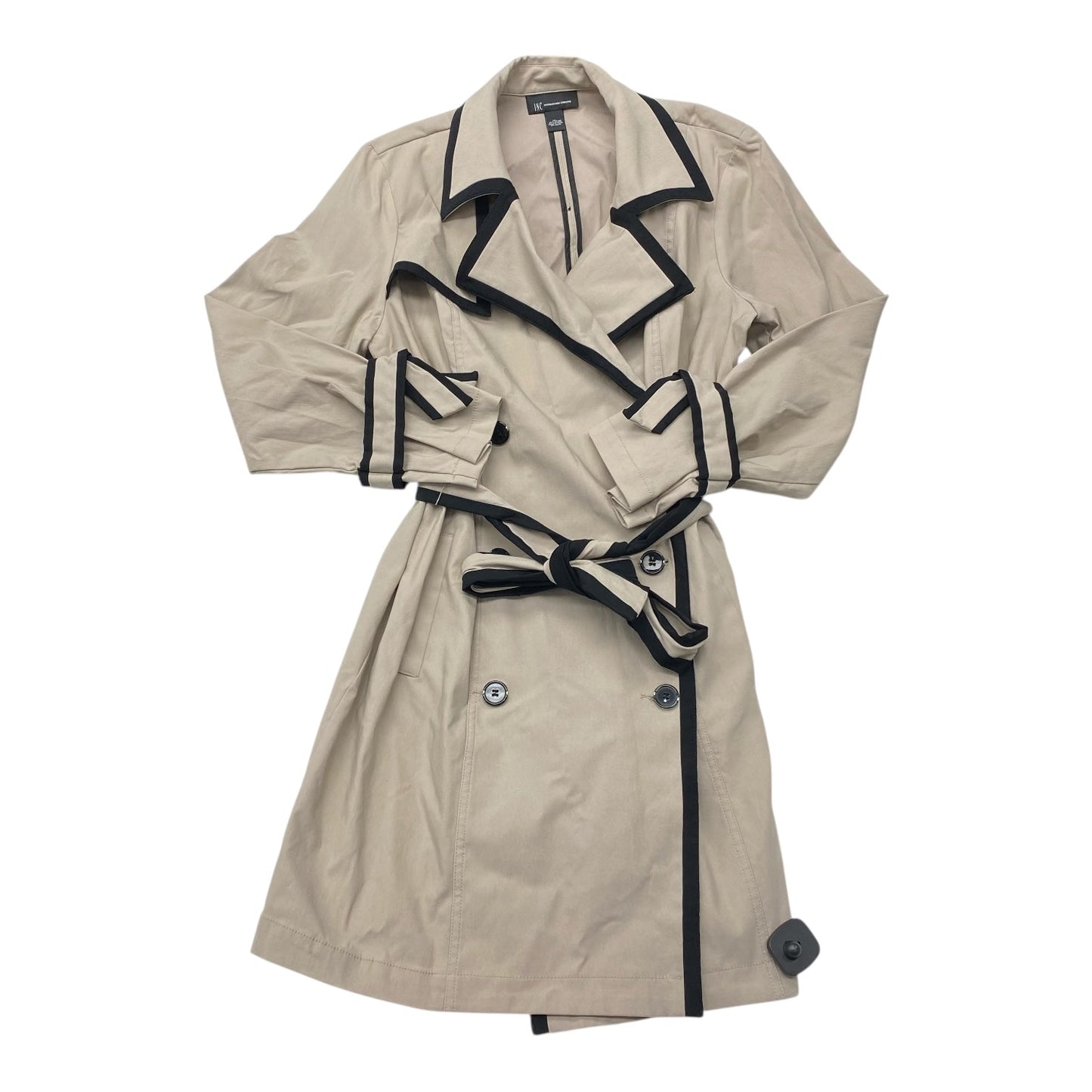 Coat Trench Coat By Inc In Tan, Size:Xl