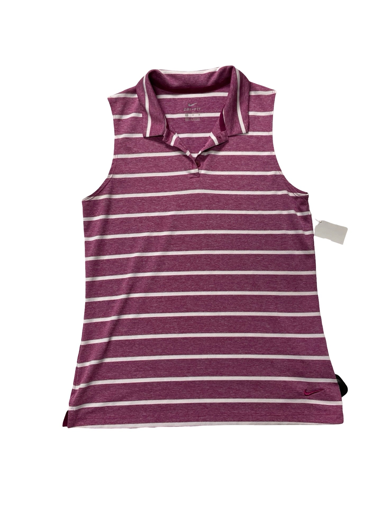 Athletic Tank Top By Nike In Purple, Size:M