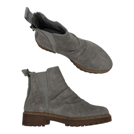 Boots Ankle Flats By Blowfish In Grey, Size:8