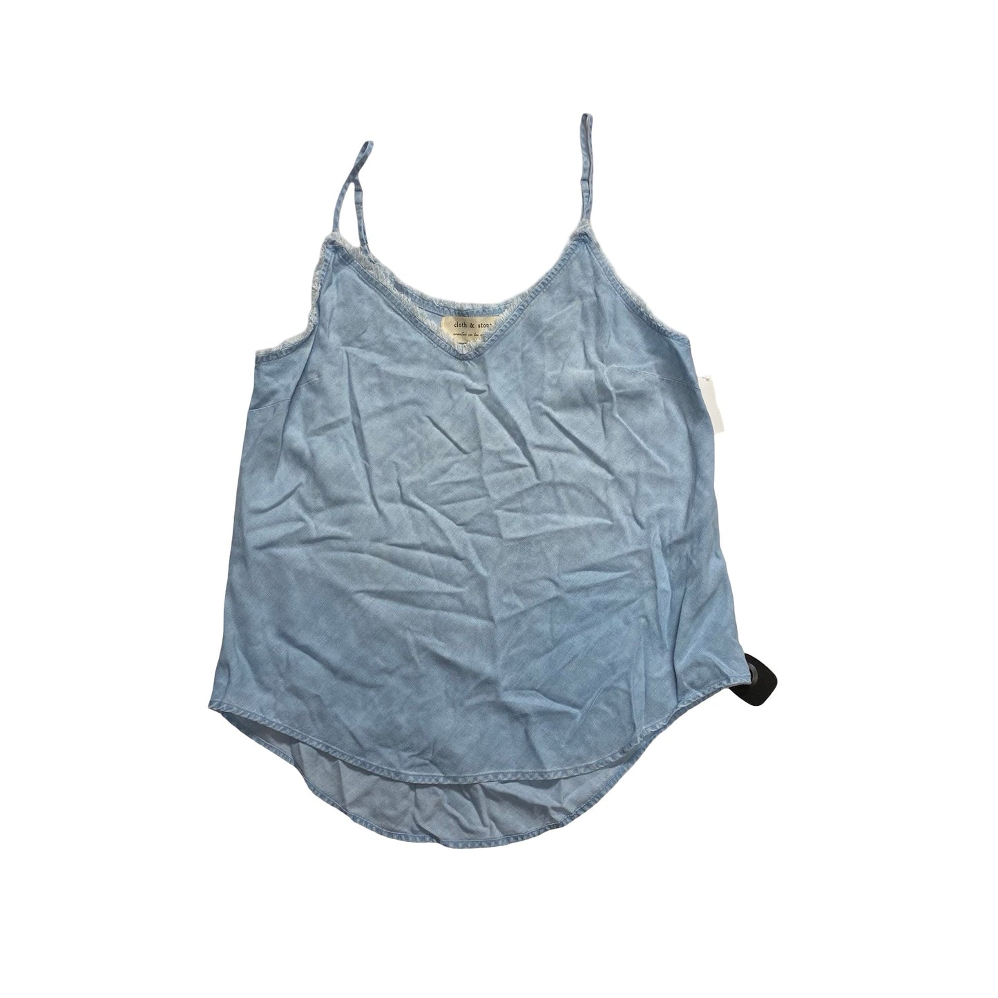 Top Sleeveless By Cloth & Stone In Blue, Size:M
