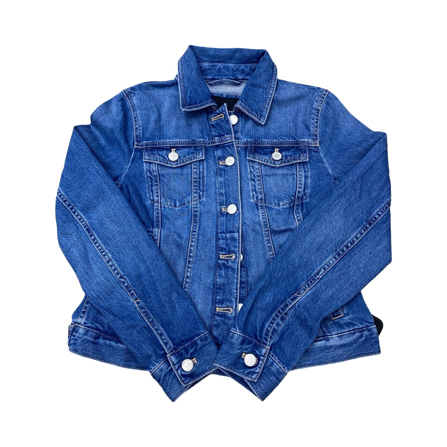 Jacket Denim By Banana Republic In Blue, Size:Xs