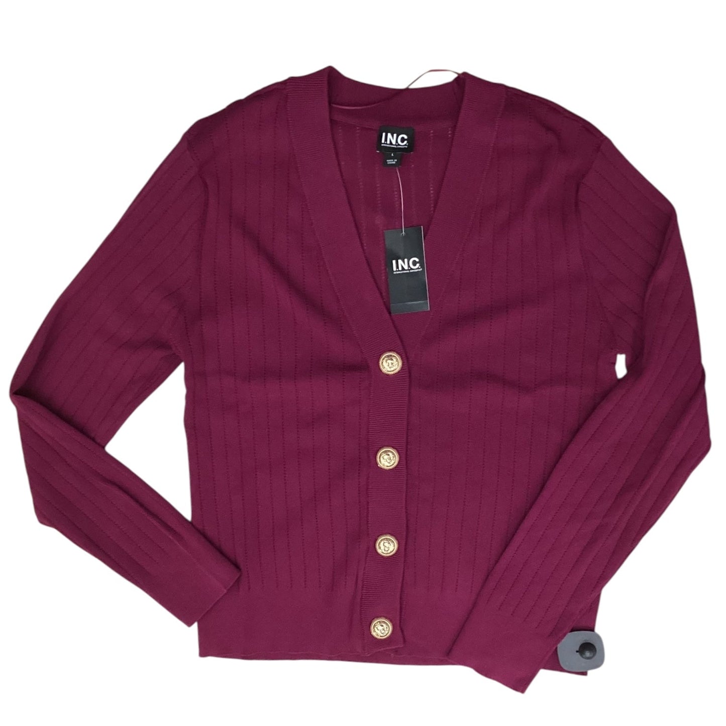 Sweater By Inc In Purple, Size:L