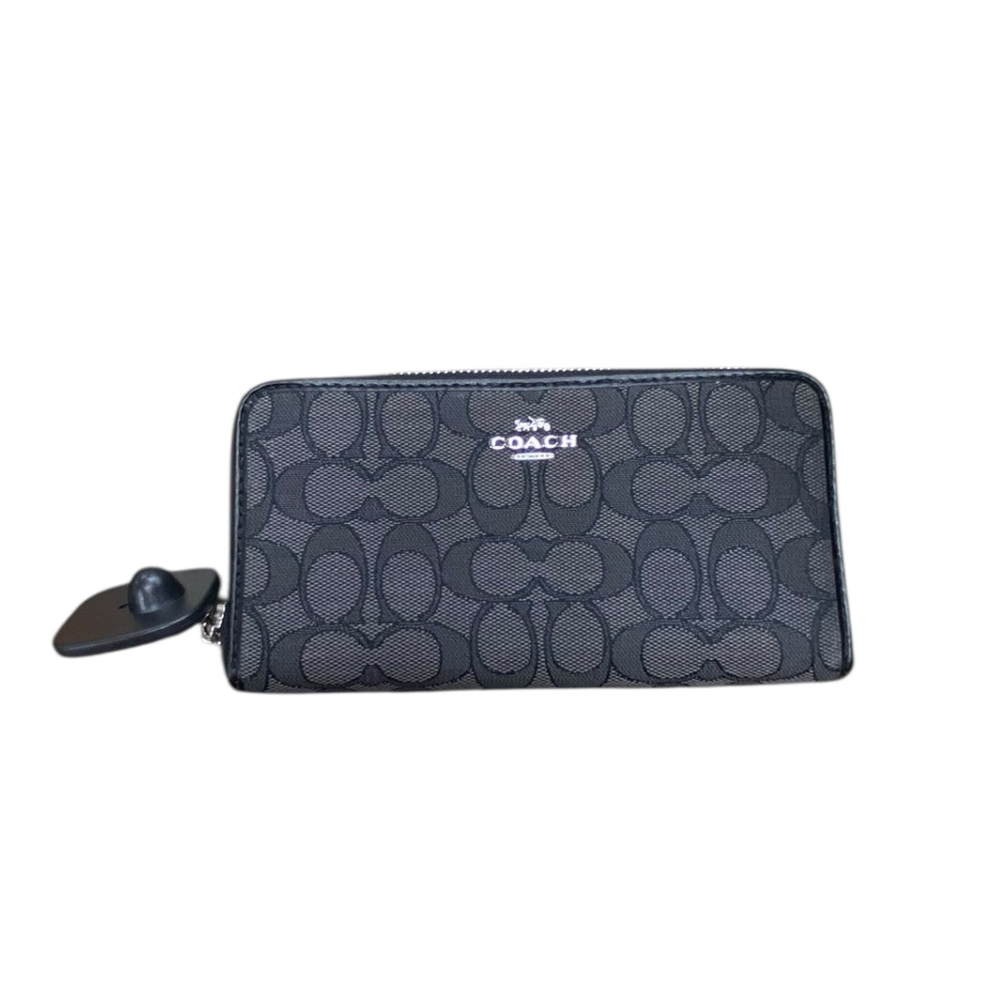 Wallet Designer By Coach In Black, Size:Large