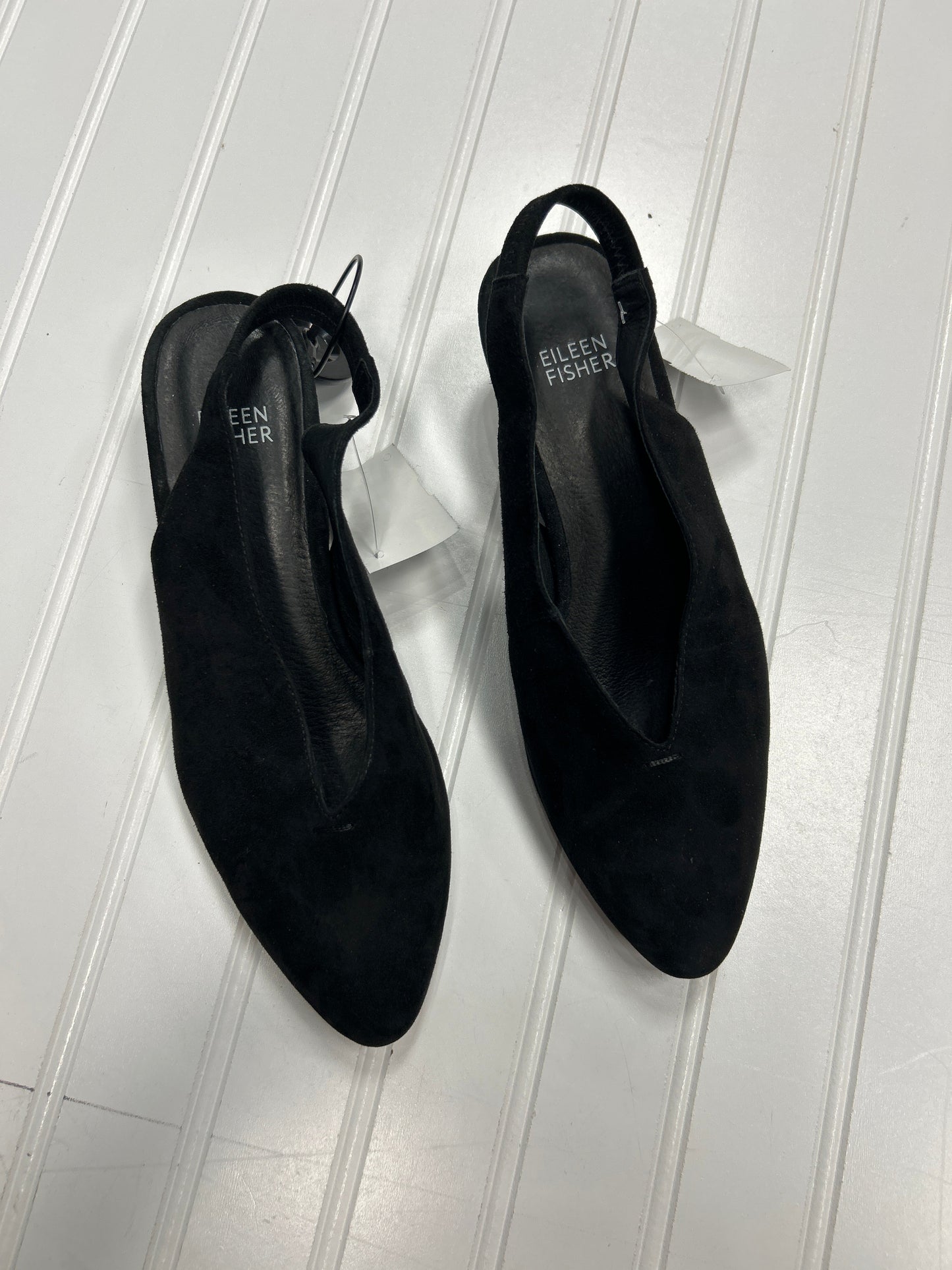 Shoes Heels Block By Eileen Fisher In Black, Size:7
