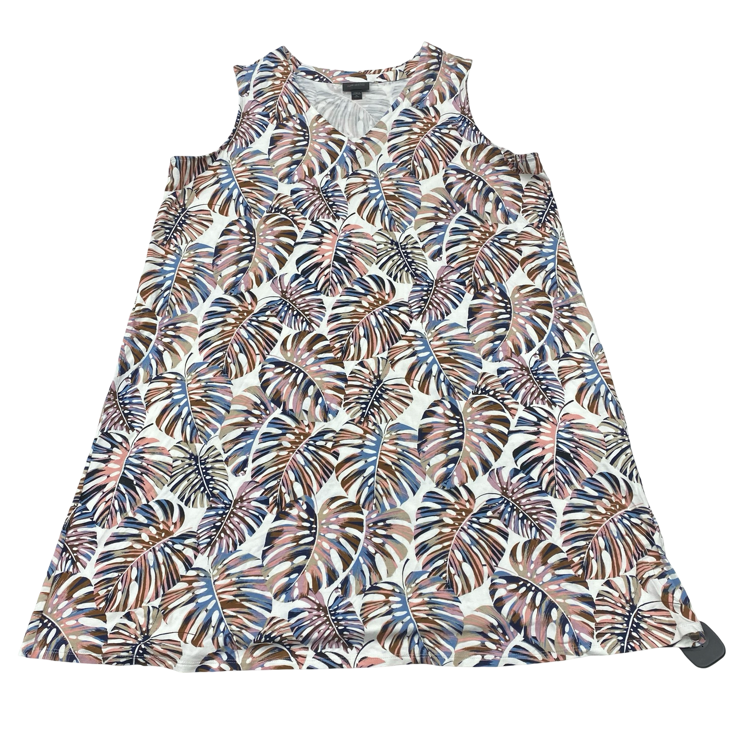 Dress Casual Midi By J. Jill In Multi, Size:Xlp