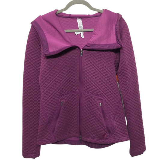 Athletic Jacket By New Balance In Purple, Size:S