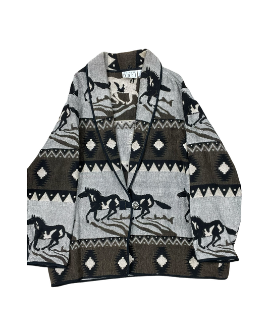 Coat Other By Keren Hart In Black & Tan, Size:Xl