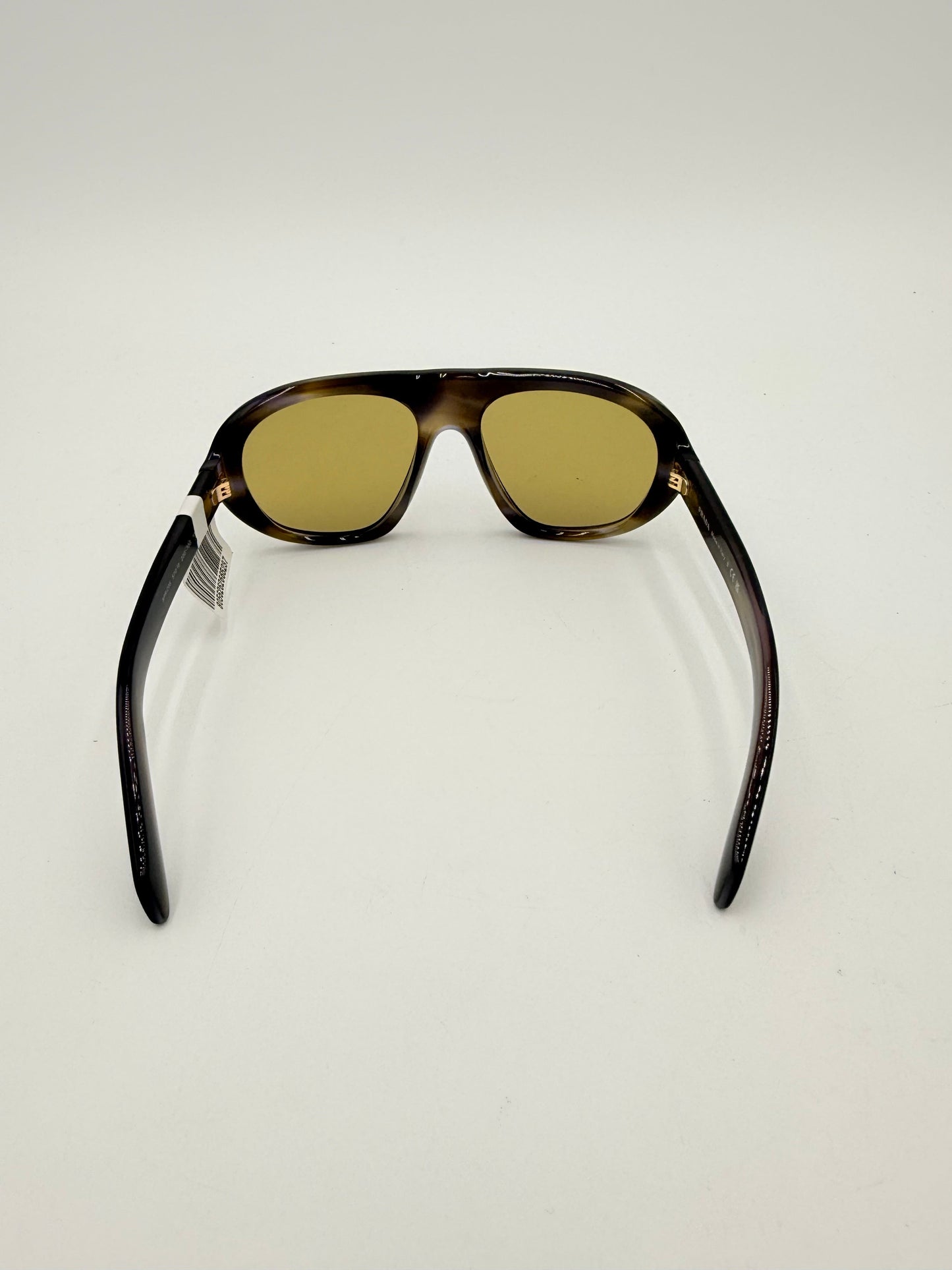 Sunglasses Luxury Designer By Prada In Purple & Tan, Size: