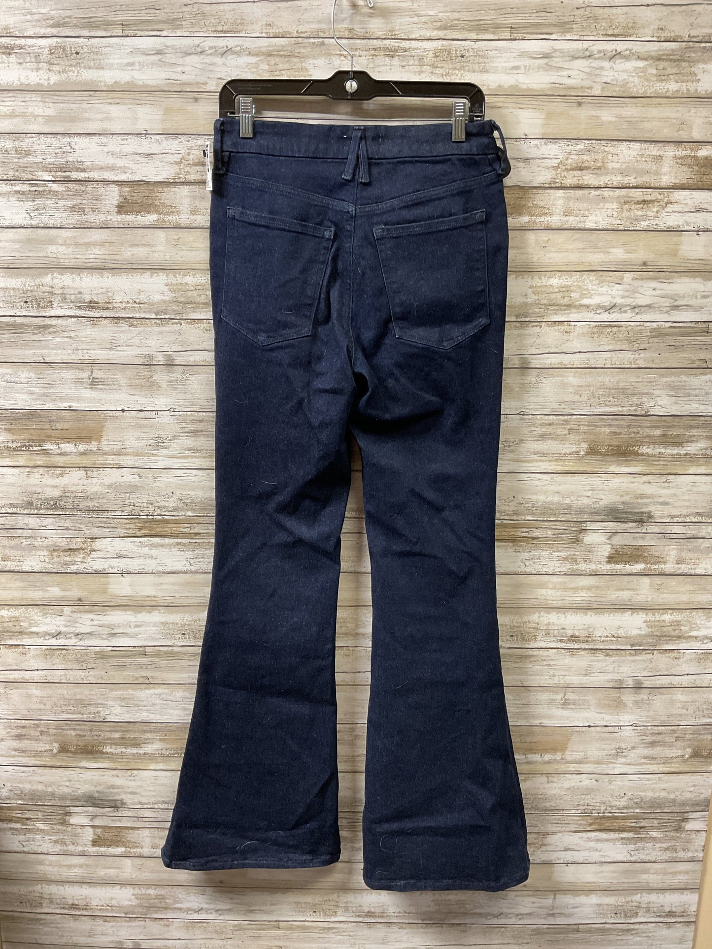 Jeans Flared By Good American In Blue Denim, Size:6-12