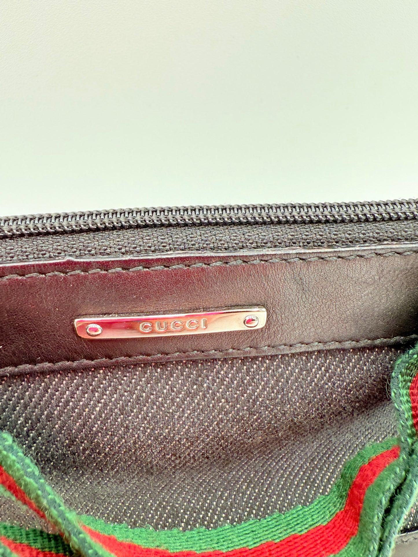 Handbag Luxury Designer By Gucci In Black, Size:Small