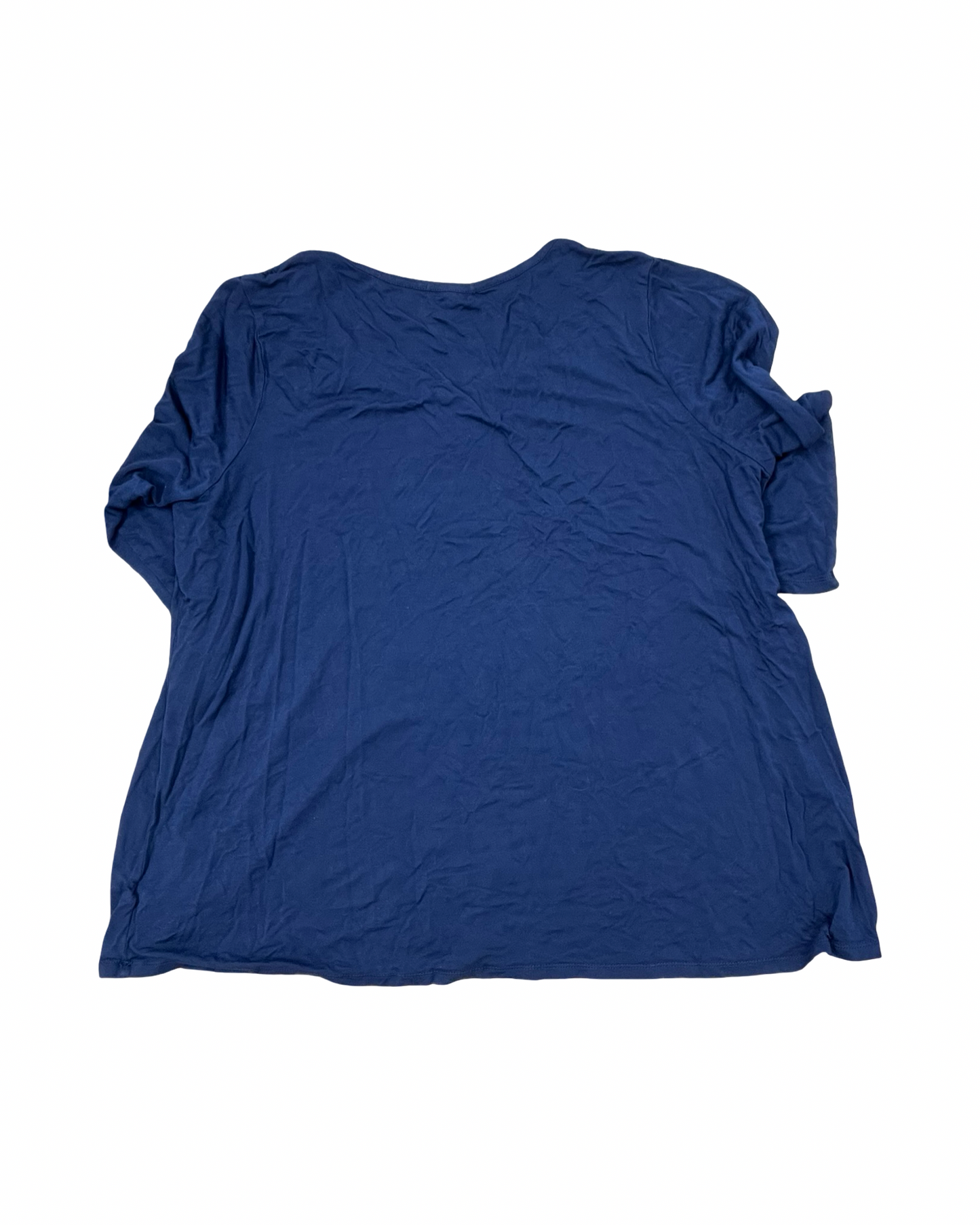 Top Ls By Retrology In Blue, Size:3X