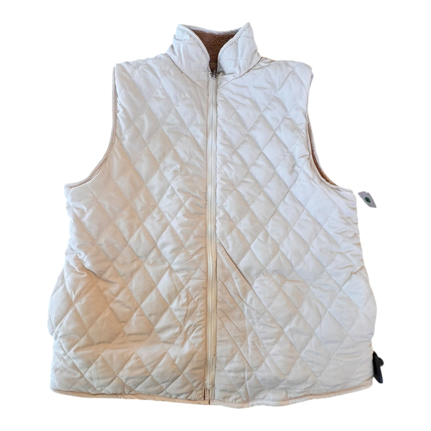 Vest Other By She + Sky In Brown & Cream, Size:M