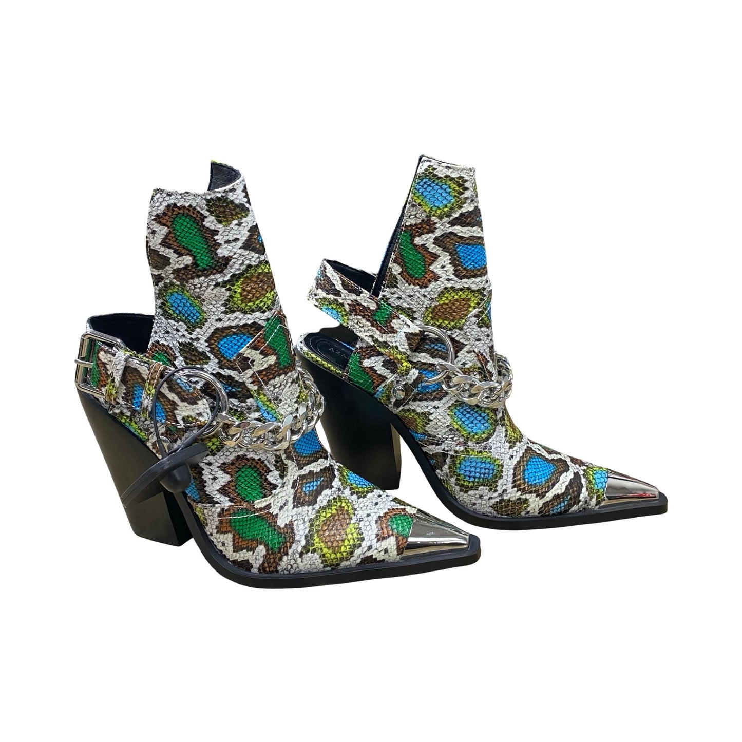 Boots Ankle Heels By Azalea Wang In Multi, Size:6.5