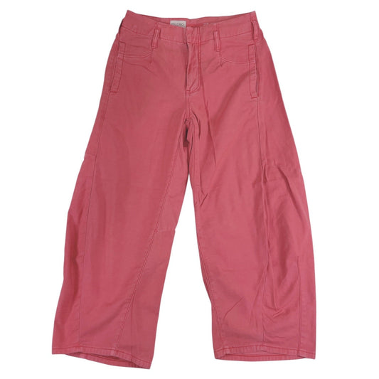 Pants Wide Leg By Pilcro In Pink, Size:0