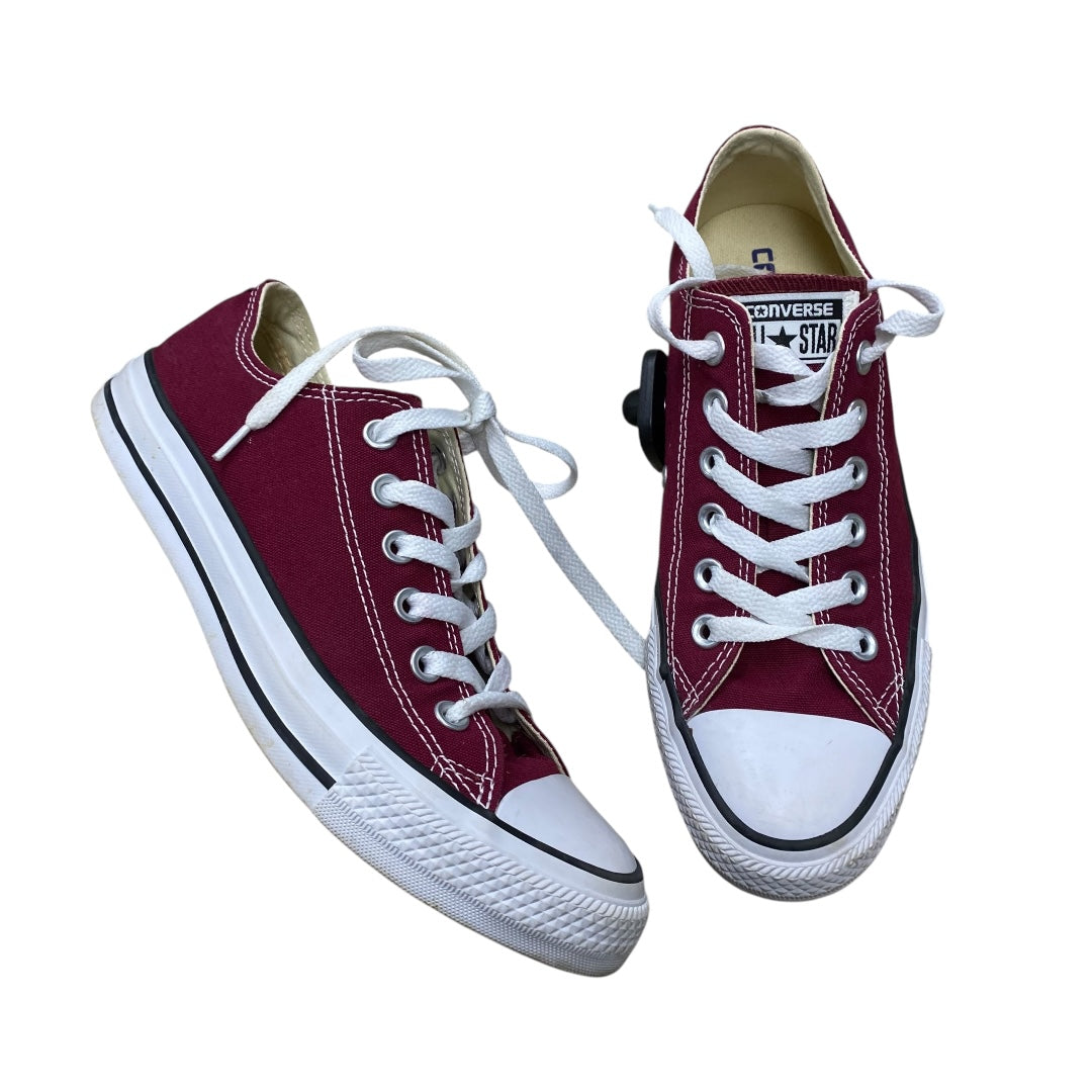 Shoes Sneakers By Converse In Maroon, Size:7.5