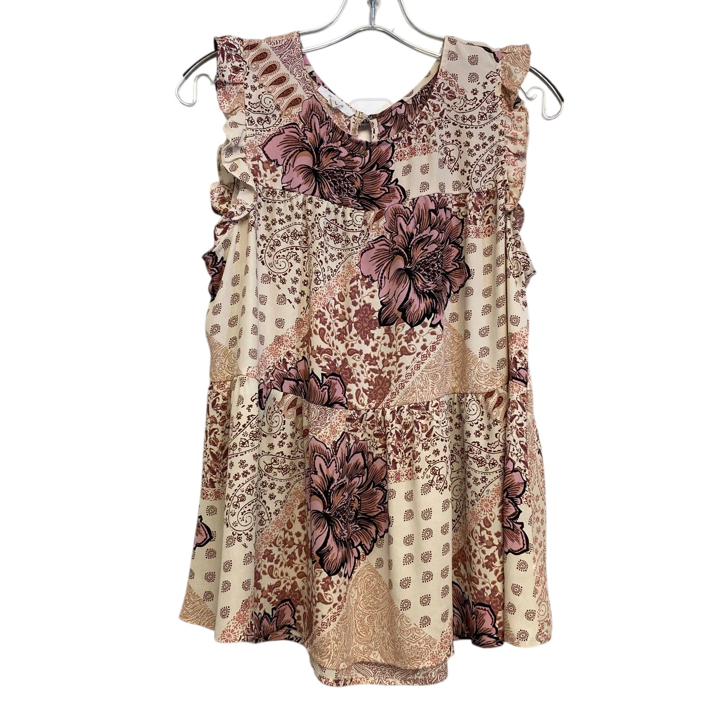 Top Sleeveless By Maurices In Multi, Size:L